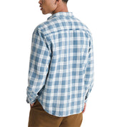 Vans Lawson Vintage Indigo Long Sleeve Shirt - Bleach Indigo