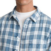 Vans Lawson Vintage Indigo Long Sleeve Shirt - Bleach Indigo