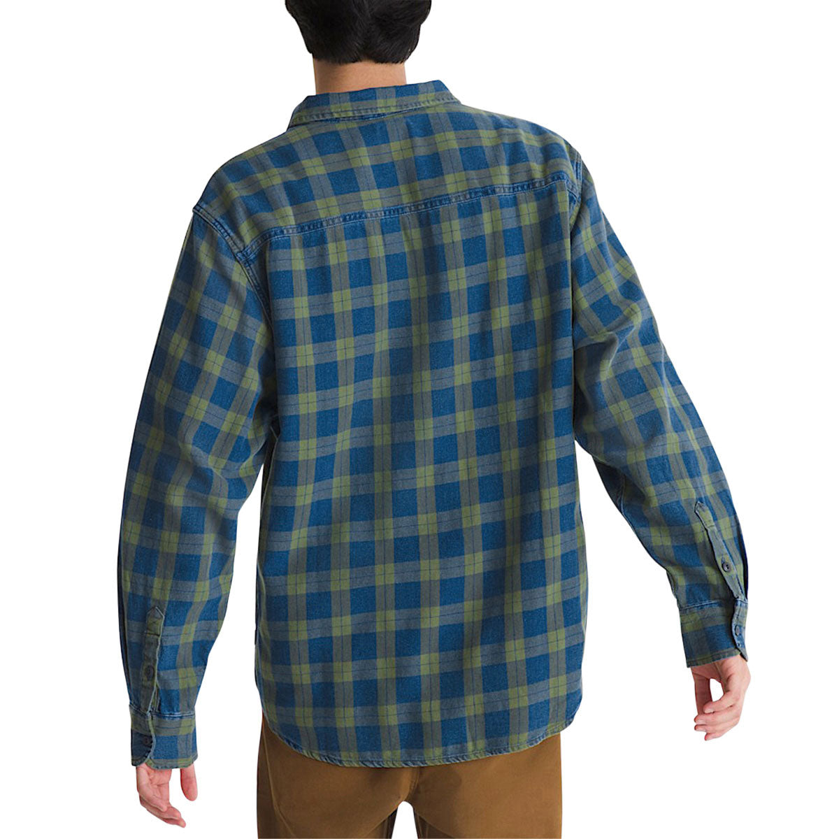 Vans Lawson Vintage Indigo Long Sleeve Shirt - Green Balsam