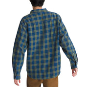 Vans Lawson Vintage Indigo Long Sleeve Shirt - Green Balsam