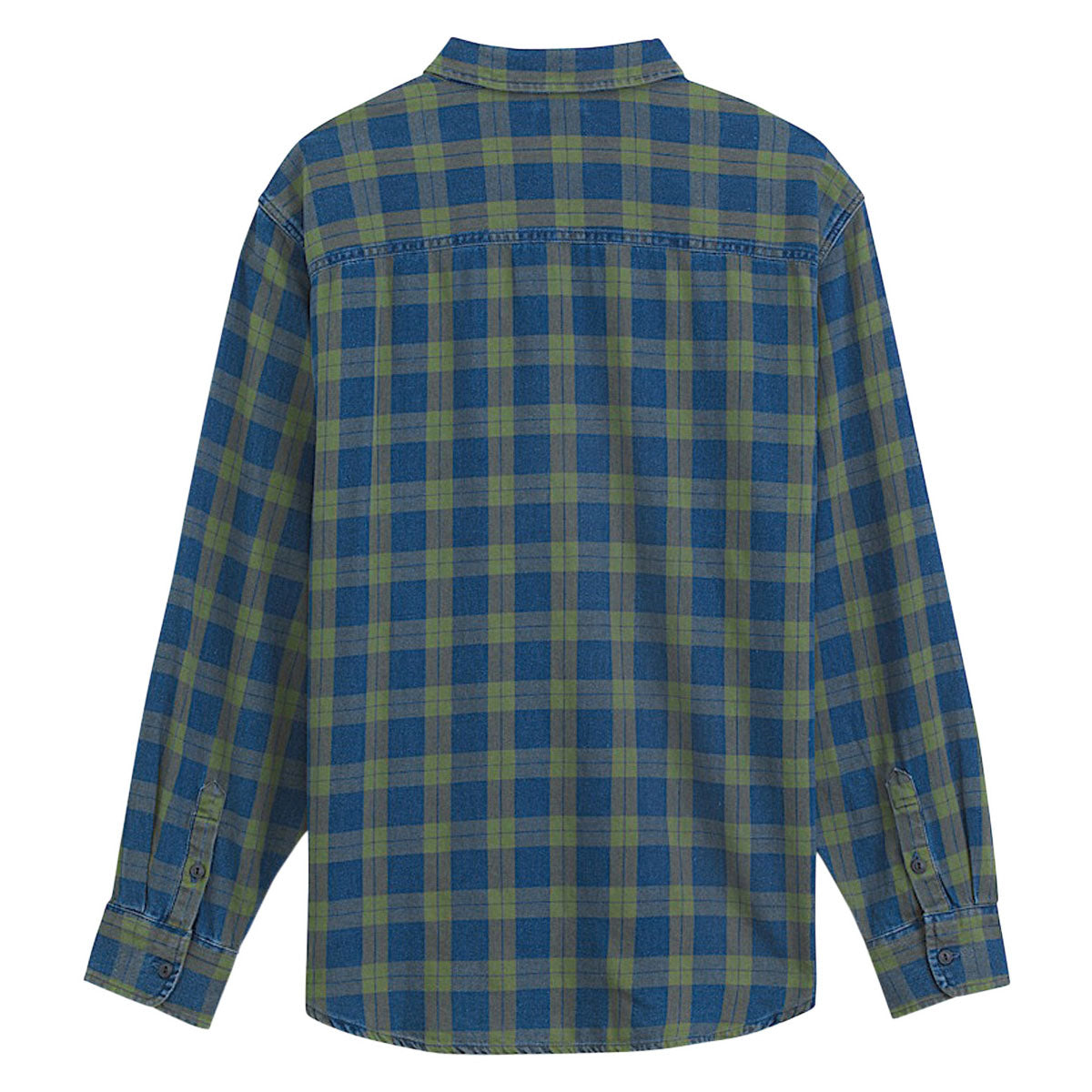 Vans Lawson Vintage Indigo Long Sleeve Shirt - Green Balsam