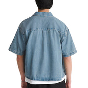 Vans Cyrus Straight Hem Denim Woven Shirt - Stonewash Blue