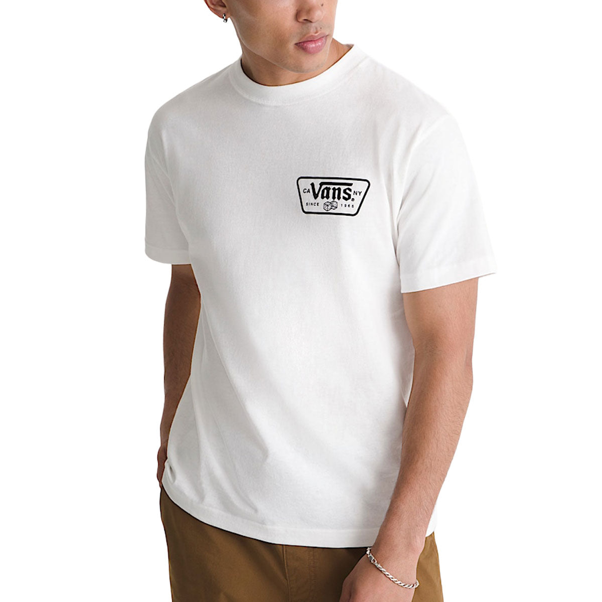 Vans Knu Patch T-Shirt - White