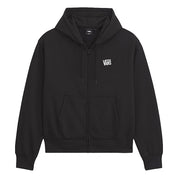 Vans Stretch Logo Full Zip Hoodie - Black/White