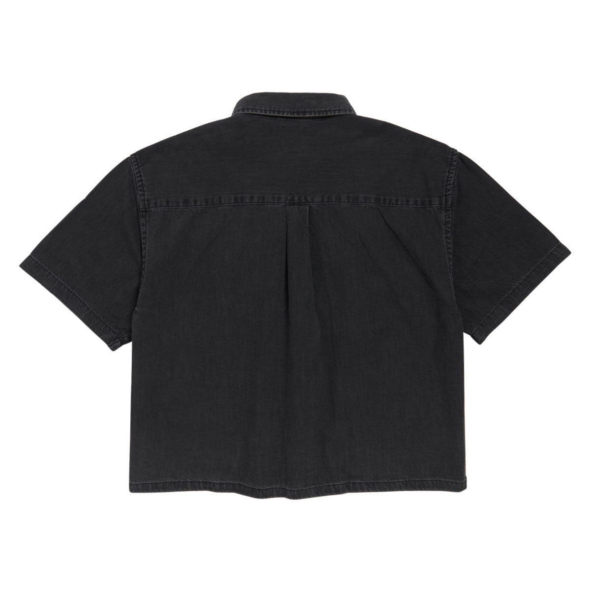 Vans Cyrus Straight Hem Denim Woven Shirt - Washed Black