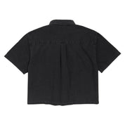 Vans Cyrus Straight Hem Denim Woven Shirt - Washed Black