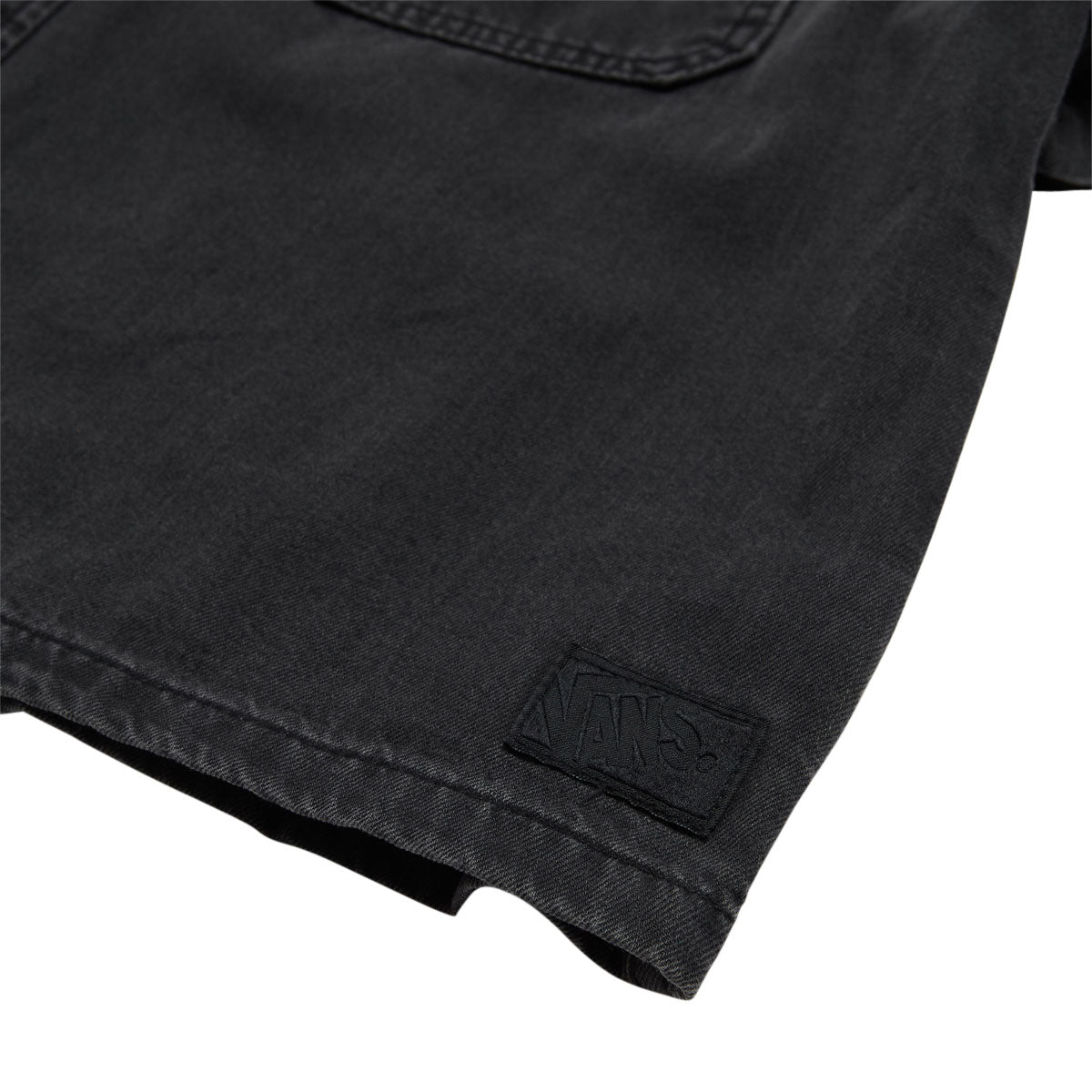 Vans Cyrus Straight Hem Denim Woven Shirt - Washed Black