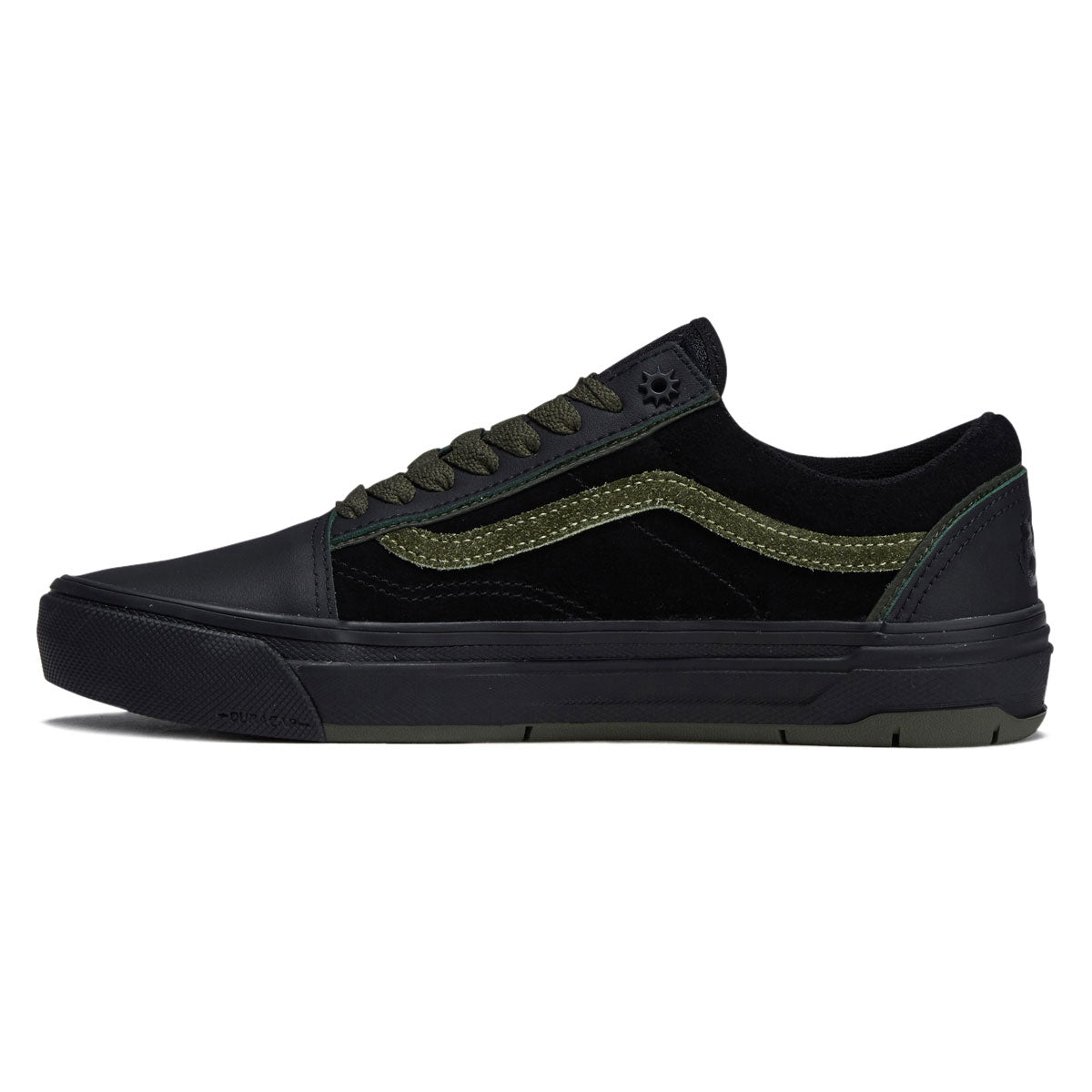 Vans Skate Old Skool Wafflecup Shoes - Willow Green/Black