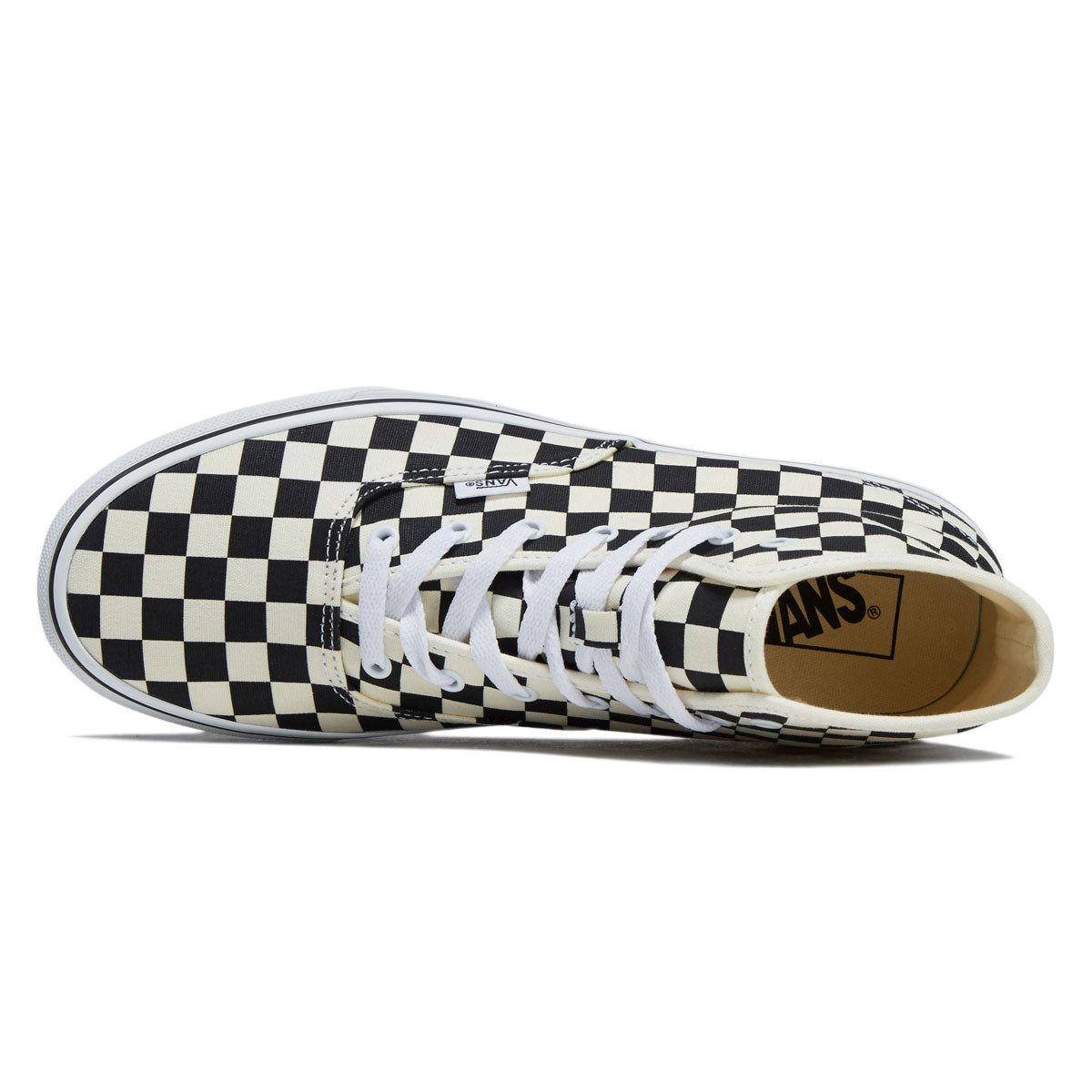 Vans Authentic Hi 2.0 Shoes - Checkerboard Black/True White