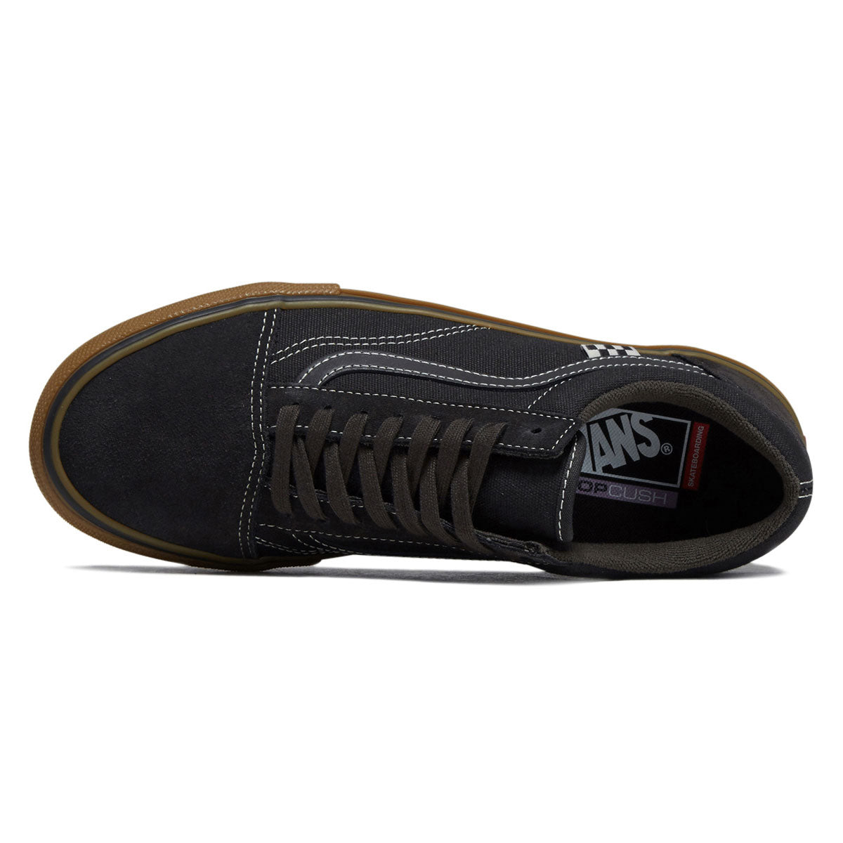 Vans Skate Old Skool Shoes - Faded Black/Gum