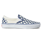 Vans Skate Slip-On Shoes - Blue Checkerboard