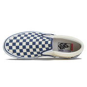 Vans Skate Slip-On Shoes - Blue Checkerboard