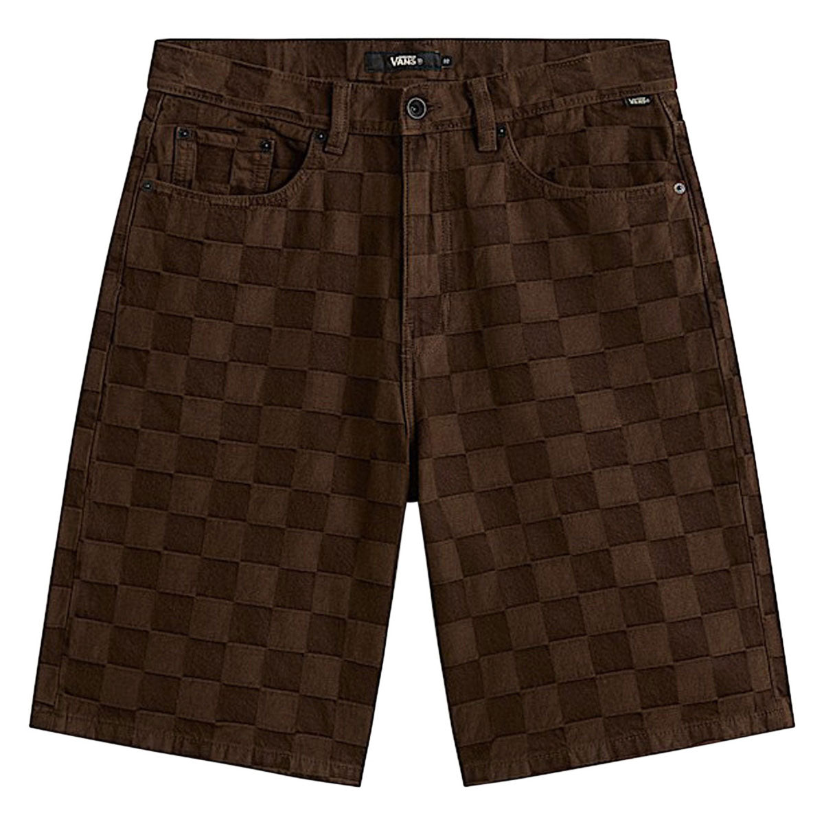 Vans Check-5 Baggy Denim Shorts - Demitasse