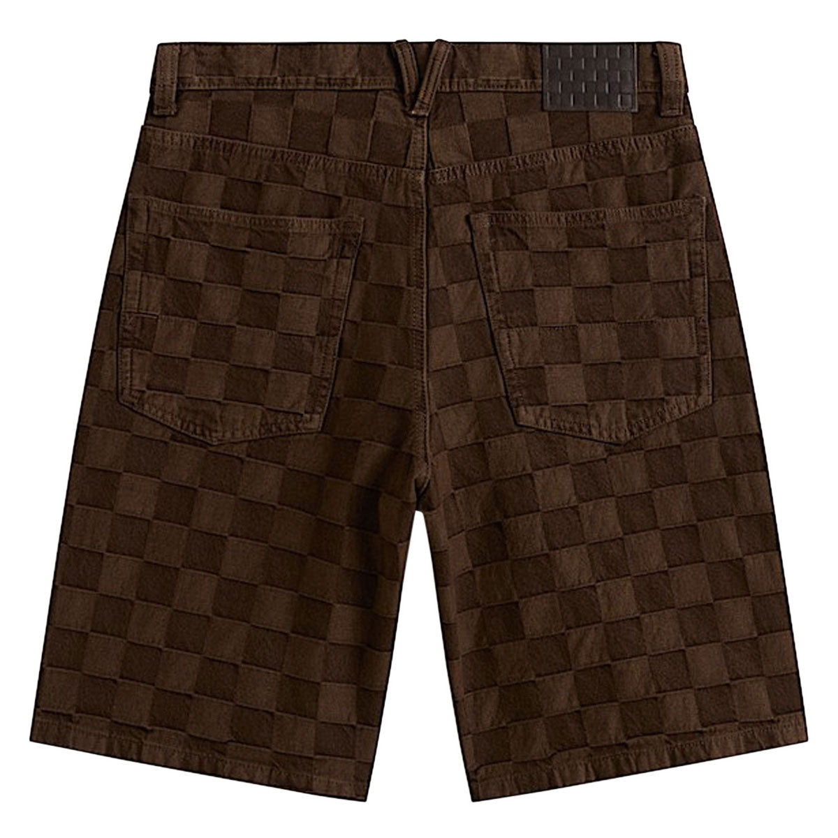 Vans Check-5 Baggy Denim Shorts - Demitasse