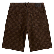 Vans Check-5 Baggy Denim Shorts - Demitasse