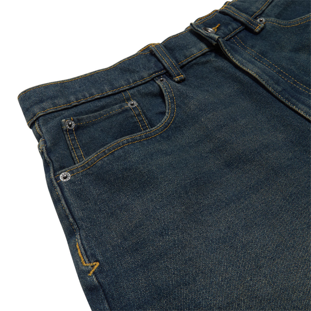 Vans Check-5 Baggy Denim Shorts - Dirty Medium Indigo