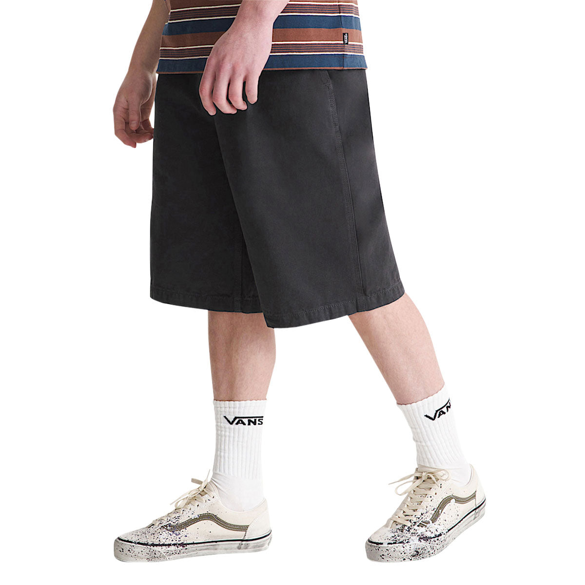 Vans Authentic Chino Baggy Shorts - Charcoal Grey