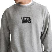 Vans Stretch Logo Crew Sweatshirt - Cement Heather