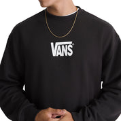 Vans Stretch Logo Crew Sweatshirt - Black/White