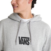 Vans Stretch Logo Hoodie - Cement Heather