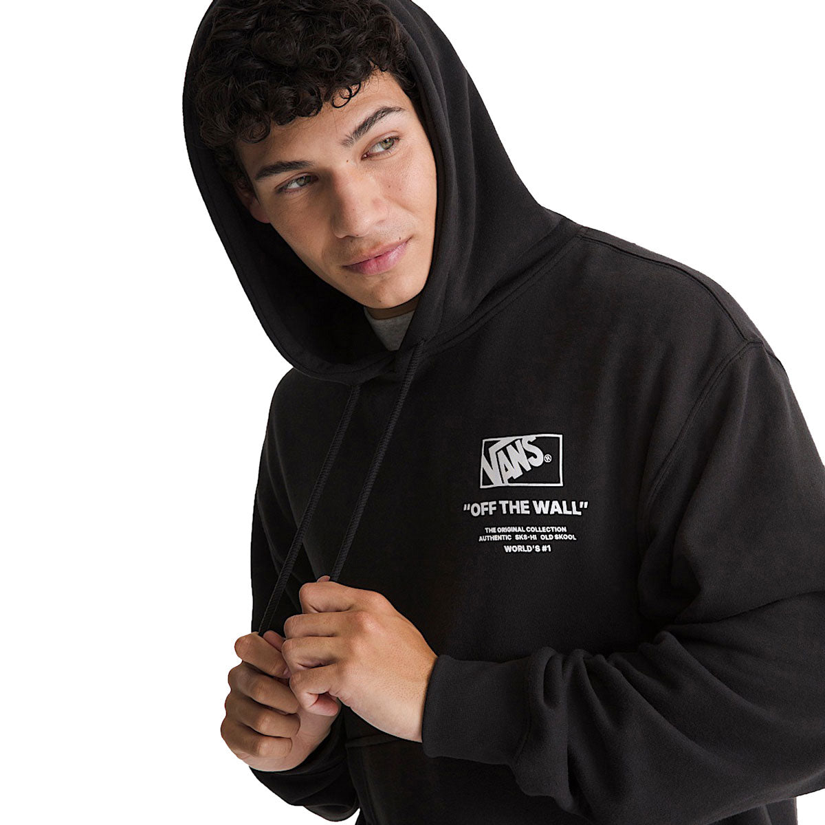 Vans Stacked Hi Hoodie - Black/White