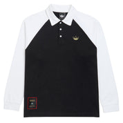 Adidas Tyshawn Rugby Shirt - Black/White