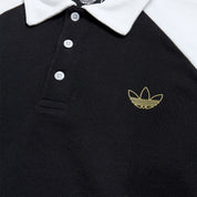 Adidas Tyshawn Rugby Shirt - Black/White