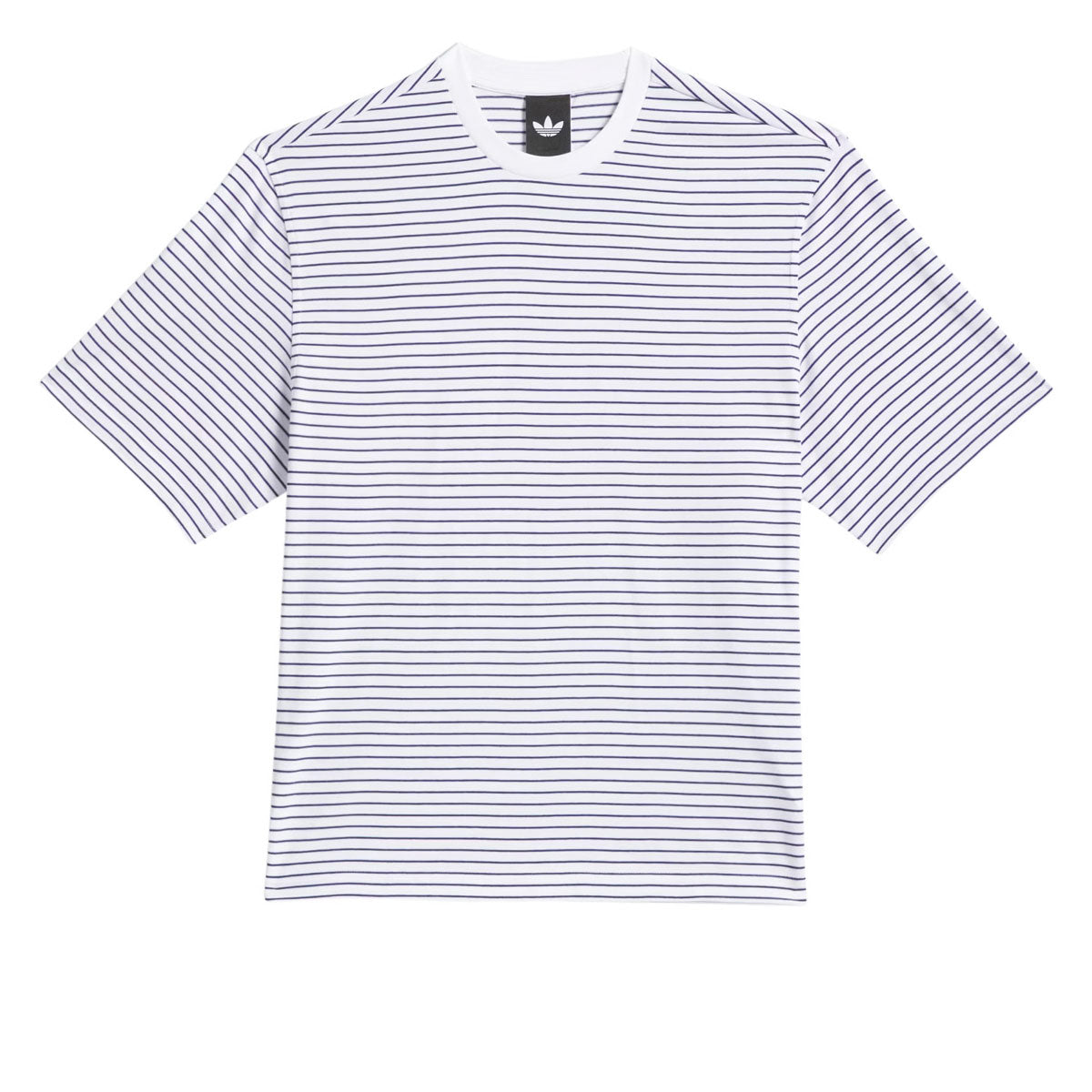 Adidas FS Stripe T-Shirt - White/Dark Blue