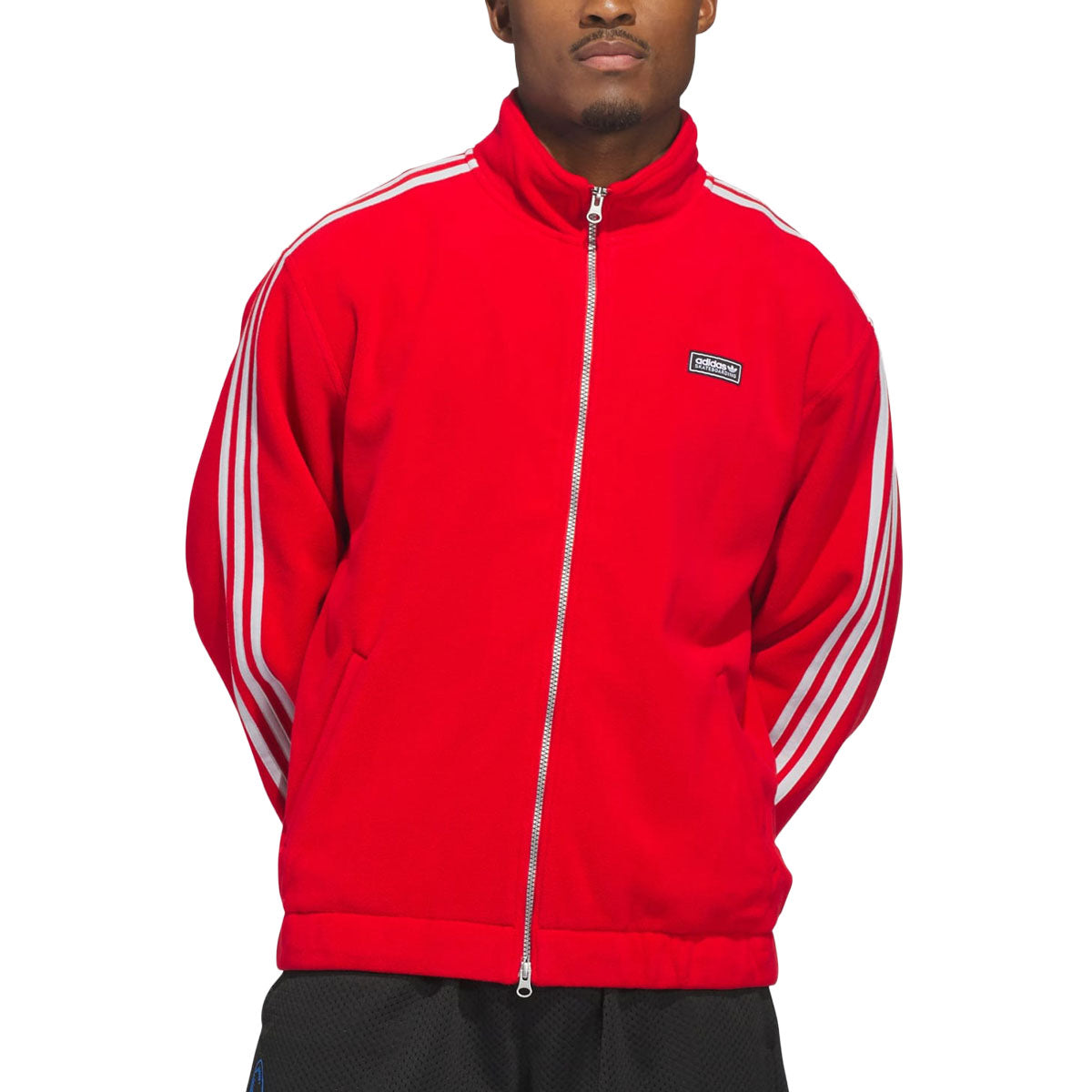 Adidas Kogan Track Jacket - Better Scarlet/Light Solid Grey