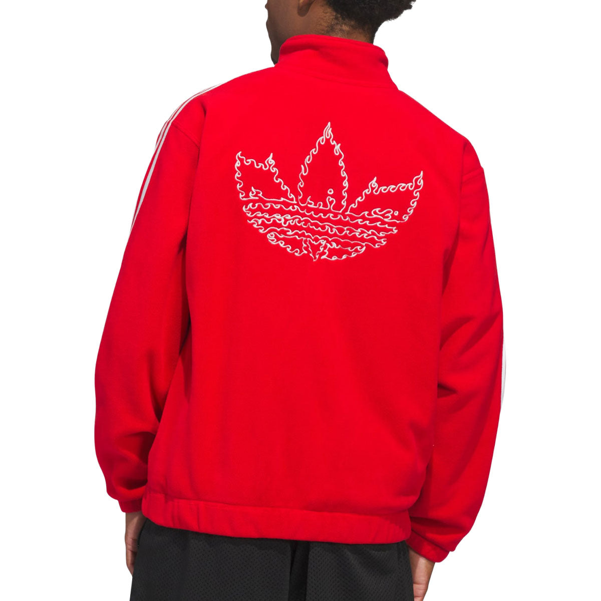 Adidas Kogan Track Jacket - Better Scarlet/Light Solid Grey
