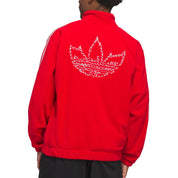 Adidas Kogan Track Jacket - Better Scarlet/Light Solid Grey