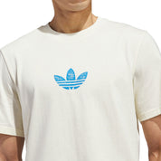 Adidas Kogan Dragon T-Shirt - Cream White/Lucid Ray Blue
