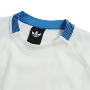 Adidas Skate Form Long Sleeve T-Shirt - Core White/Lucid Ray Blue