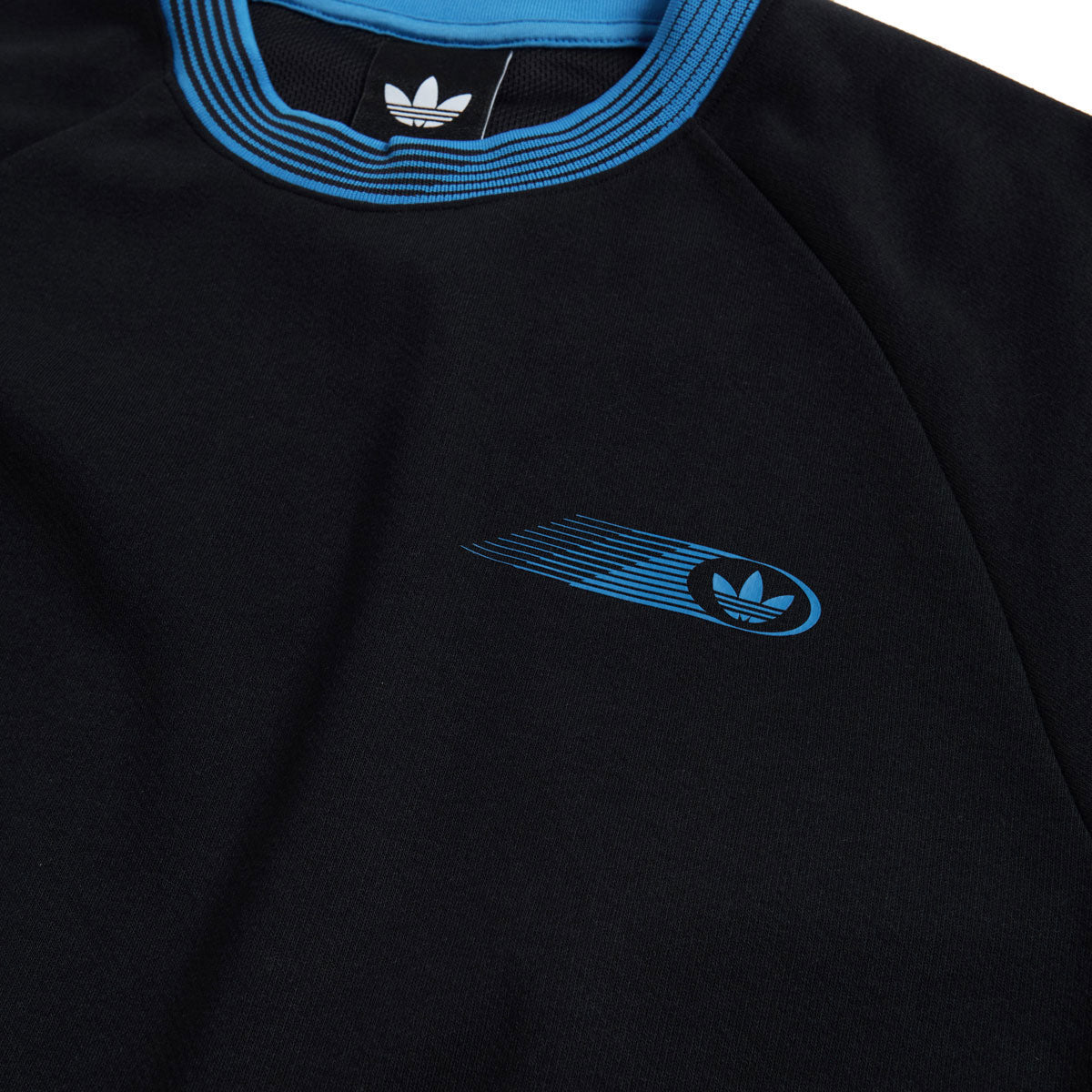 Adidas Skate Form T-Shirt - Black/Lucid Ray Blue