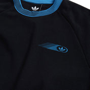 Adidas Skate Form T-Shirt - Black/Lucid Ray Blue