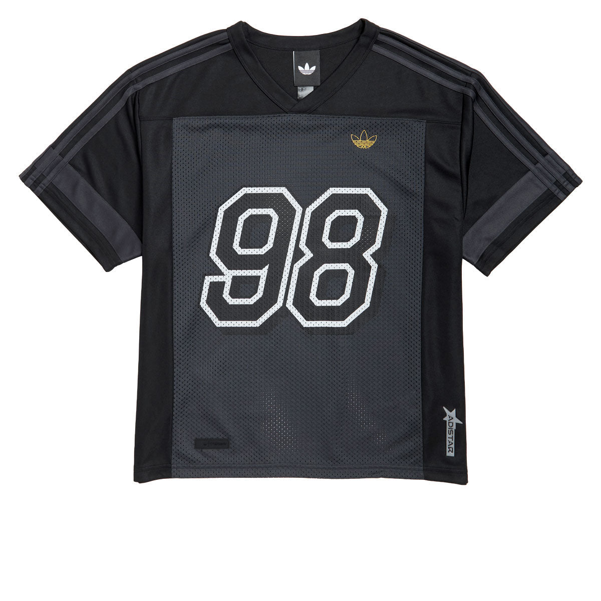 Adidas Tyshawn Jersey - Black/Iron Metallic/Carbon
