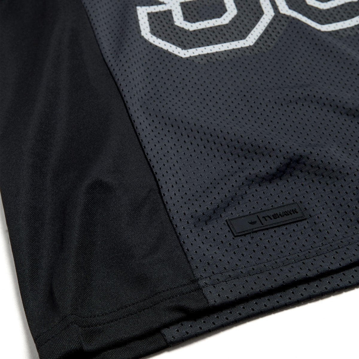 Adidas Tyshawn Jersey - Black/Iron Metallic/Carbon