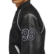 Adidas Tyshawn Letterman Jacket - Black/White