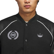 Adidas Tyshawn Letterman Jacket - Black/White