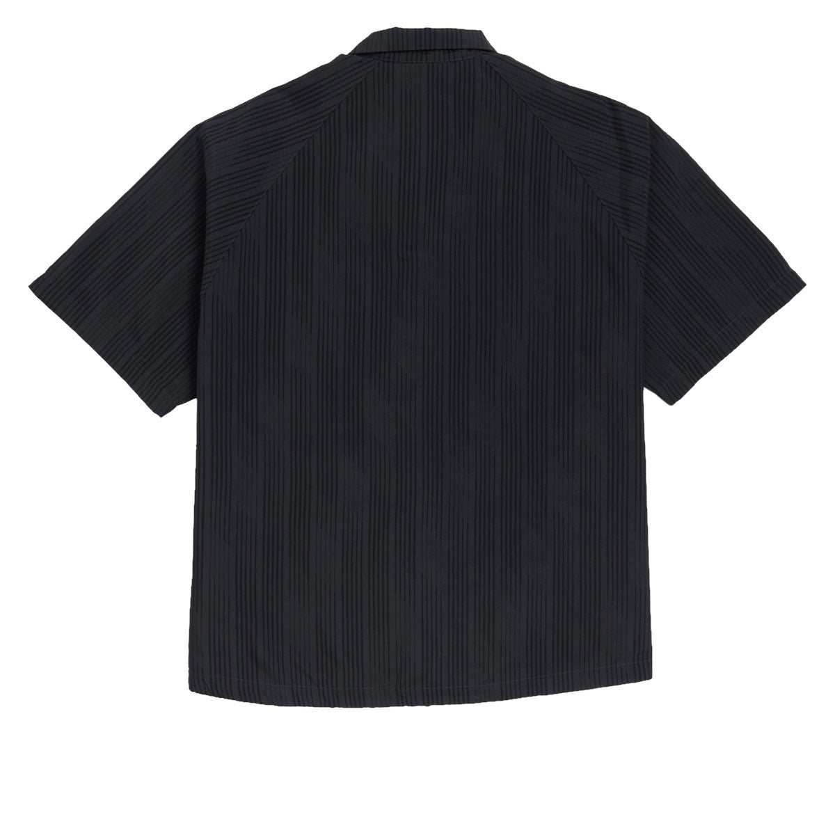 Adidas Skate Lines Button Up Shirt - Carbon/Black/Lucid Ray Blue