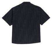Adidas Skate Lines Button Up Shirt - Carbon/Black/Lucid Ray Blue
