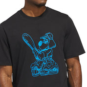 Adidas Kogan Dog T-Shirt - Black/Lucid Ray Blue