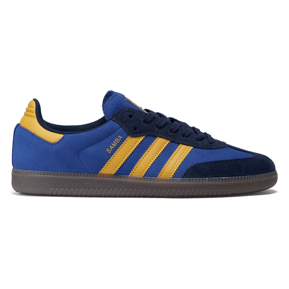 Adidas Samba ADV Shoes - Collegiate Navy/Preloved Yellow/Team Royal Blue