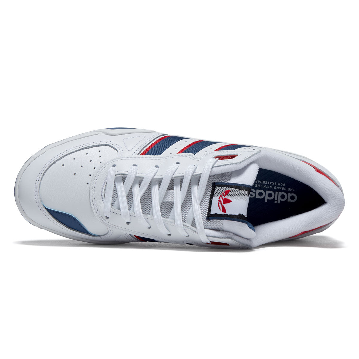 Adidas Tekkira Cup Shoes - Ftwr White/Dusky Petrol/Better Scarlet