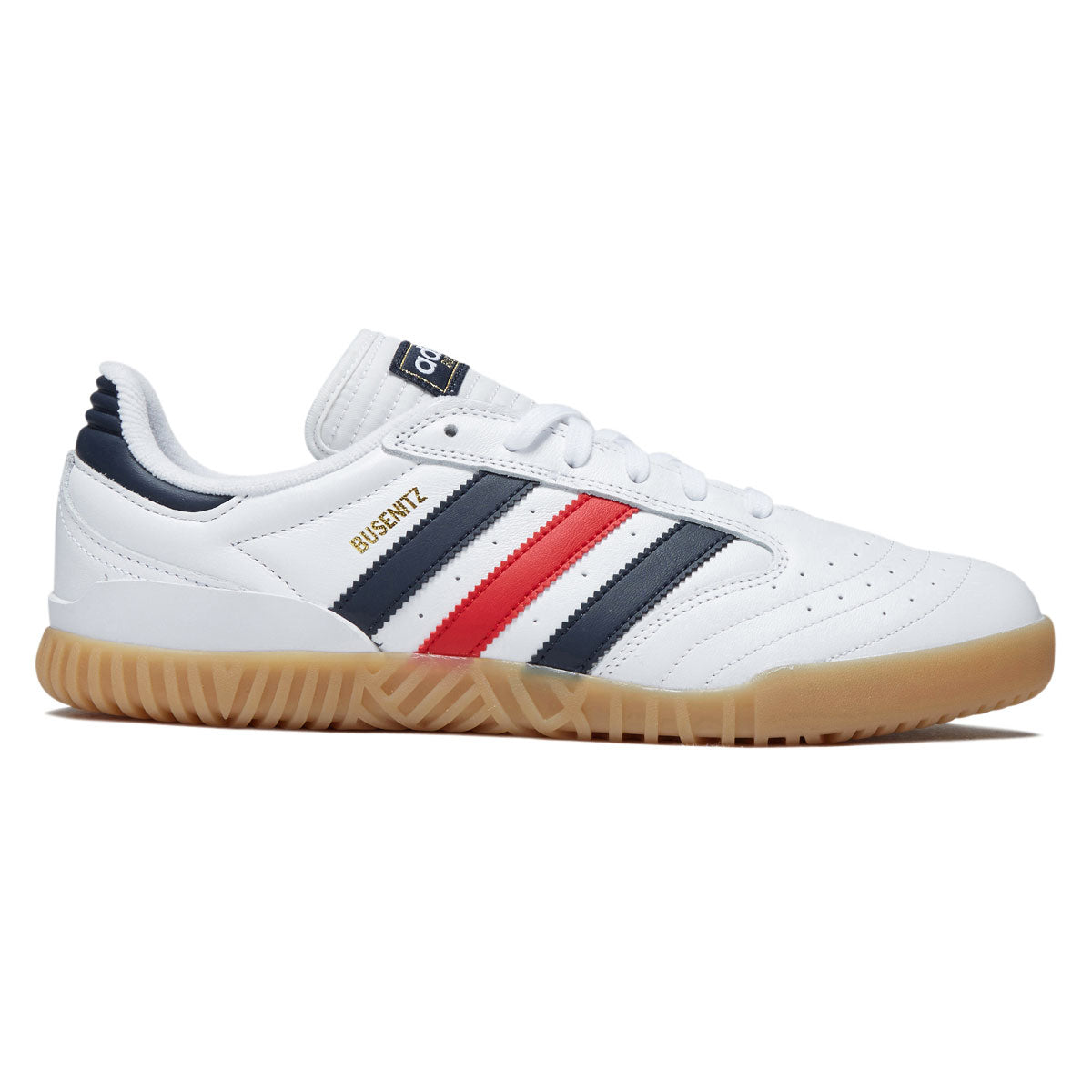 Adidas Busenitz Indoor Super Shoes - Ftwr White/Collegiate Navy/Better Scarlet