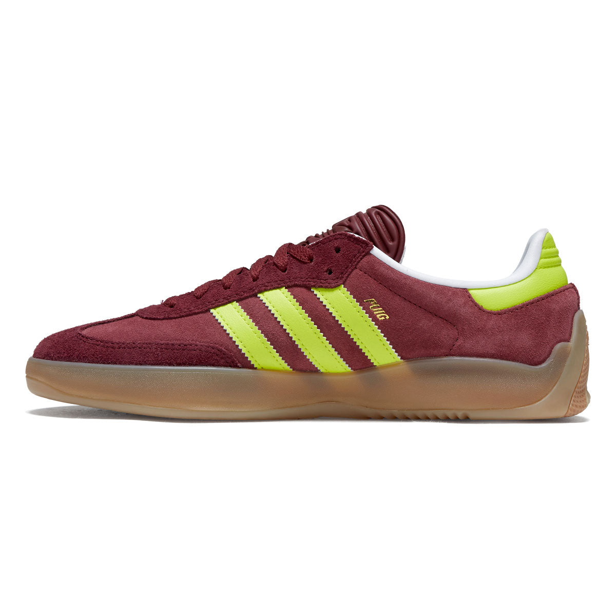 Adidas Puig Samba Shoes - Maroon/Semi Solar Yellow/Shadow Red