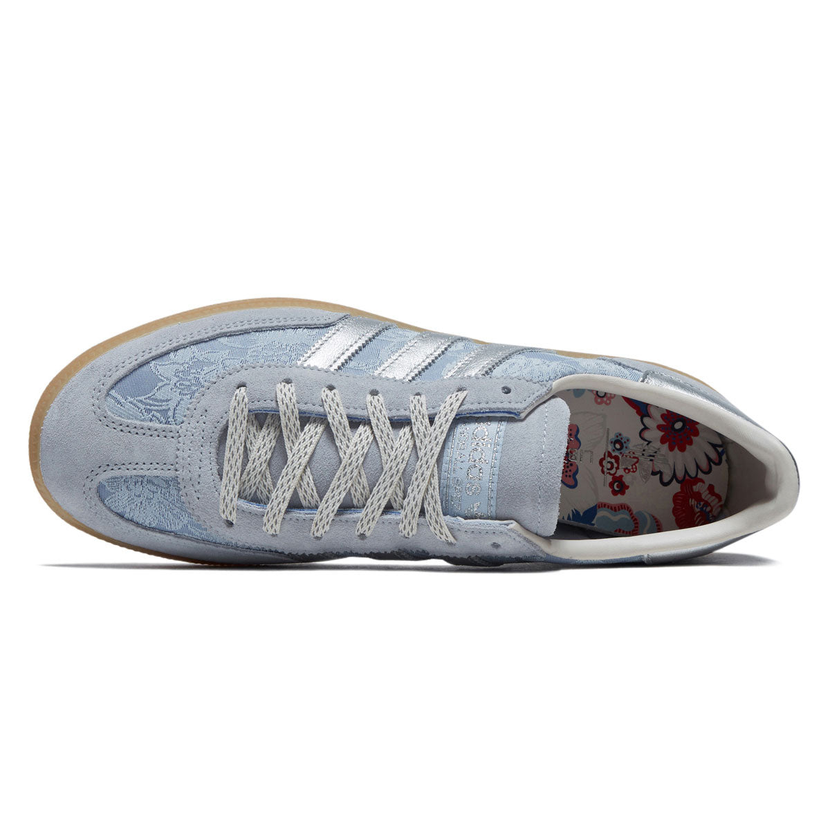 Adidas Womens Handball Spezial Shoes - Crystal Sky/Silver Metallic/Chalk White