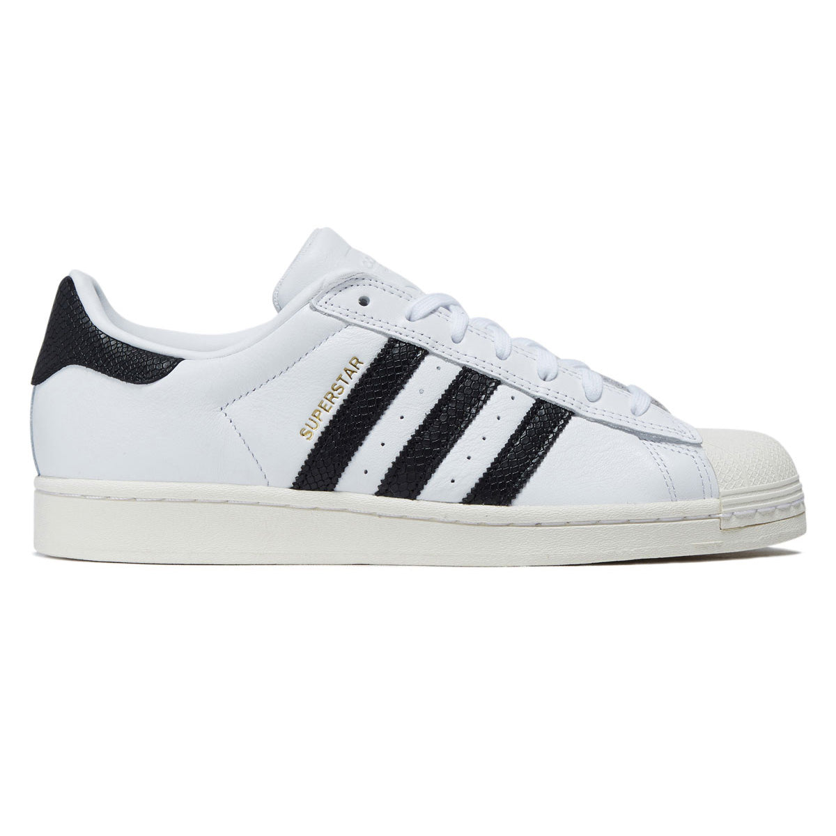 Adidas Superstar ADV Shoes - Ftwr White/Core Black/Gold Metallic