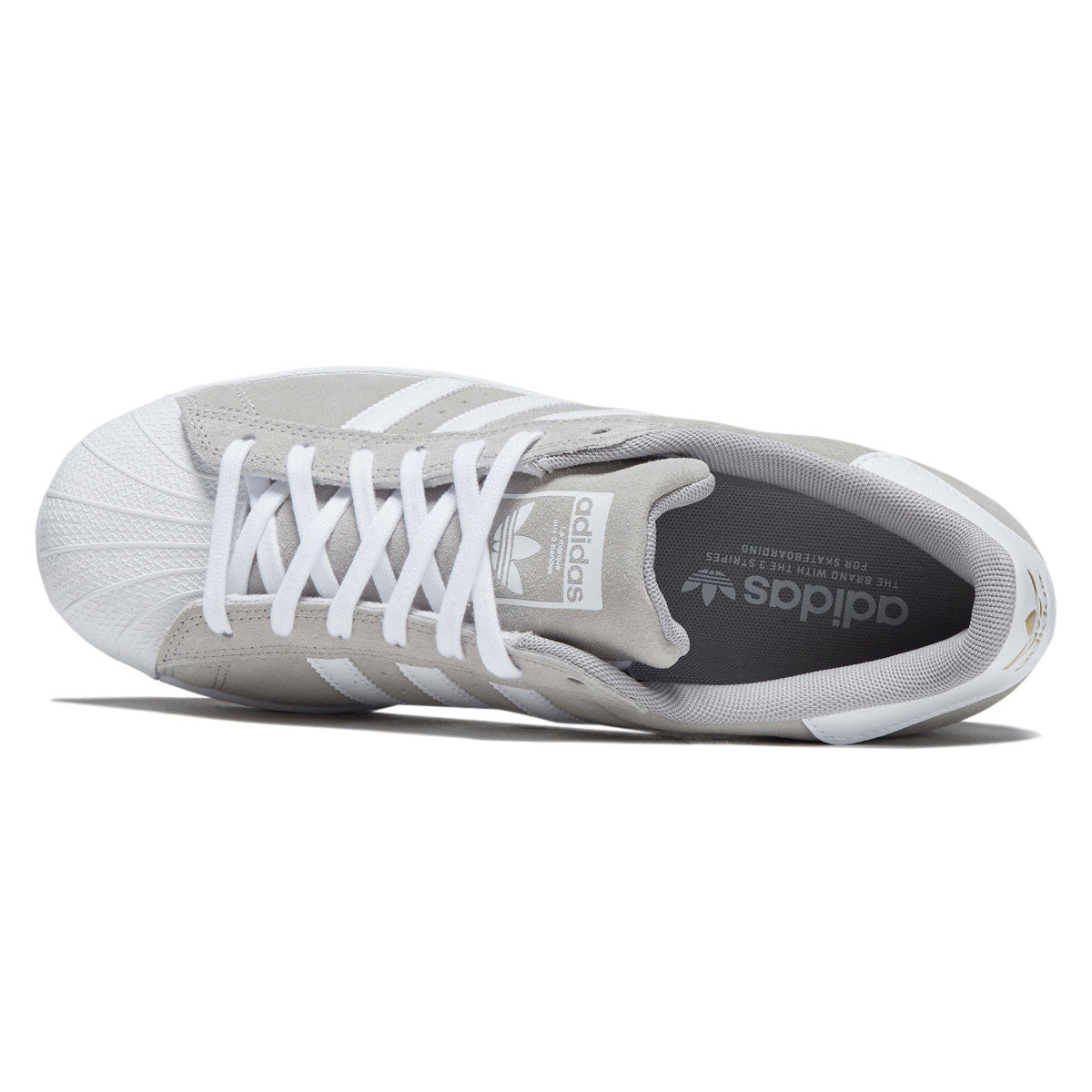 Adidas Superstar ADV Shoes - Clear Granite/Ftwr White/Gold Metallic