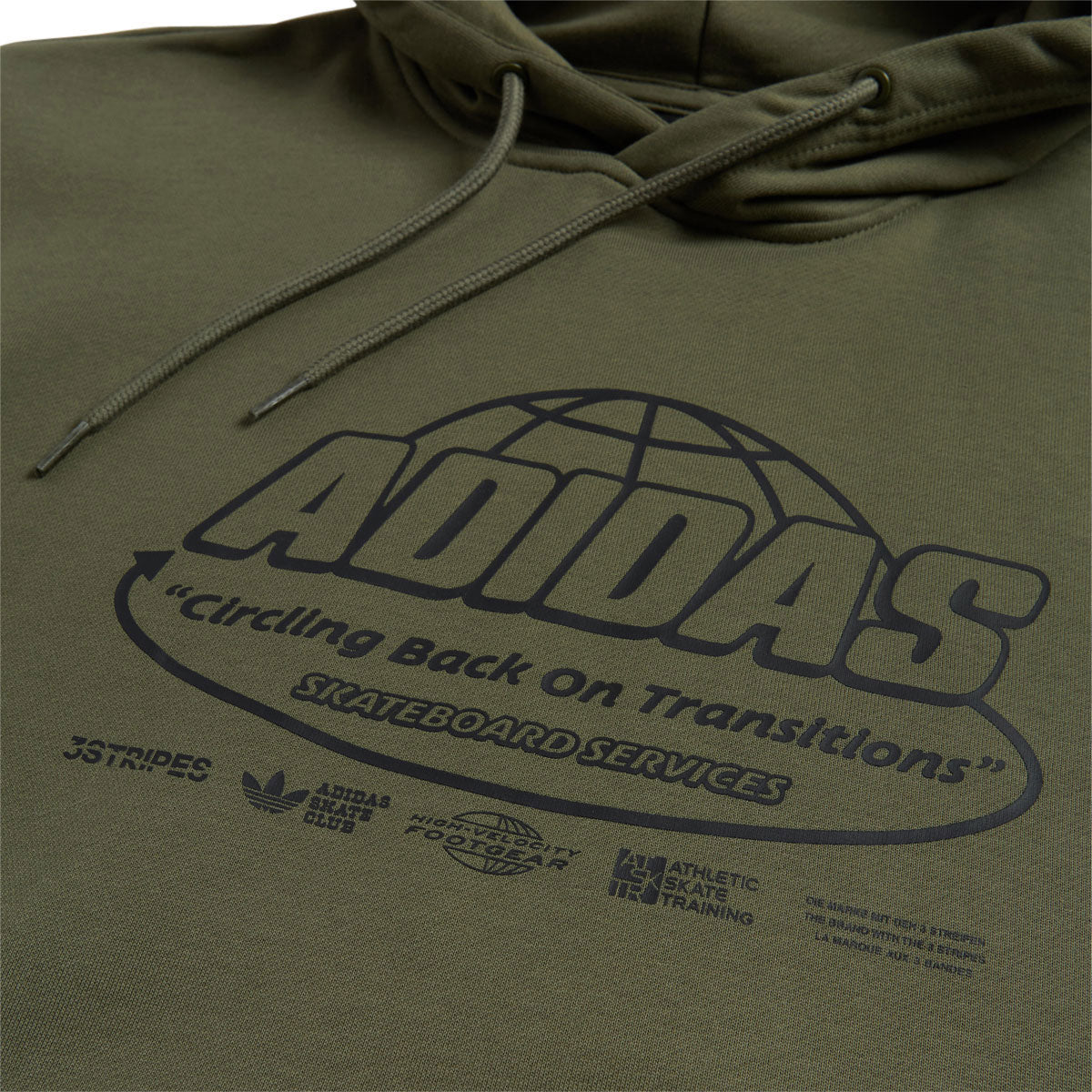 Adidas Skate Adi Core Hoodie - Olive Strata